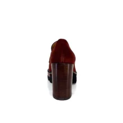JHay 1425 Daim Rust*Femme Mocassins
