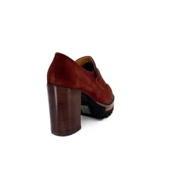 JHay 1425 Daim Rust*Femme Mocassins