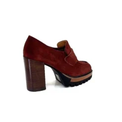 JHay 1425 Daim Rust*Femme Mocassins