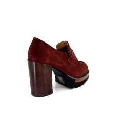 JHay 1425 Daim Rust*Femme Mocassins