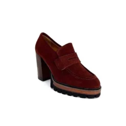 JHay 1425 Daim Rust*Femme Mocassins