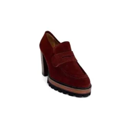 JHay 1425 Daim Rust*Femme Mocassins