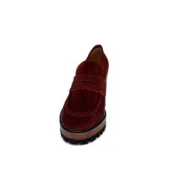 JHay 1425 Daim Rust*Femme Mocassins