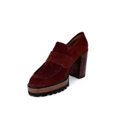 JHay 1425 Daim Rust*Femme Mocassins