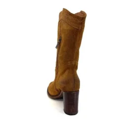 king 8212 Daim Camel*Femme Santiags