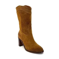 king 8212 Daim Camel*Femme Santiags