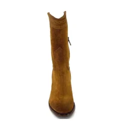 king 8212 Daim Camel*Femme Santiags