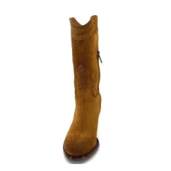 king 8212 Daim Camel*Femme Santiags