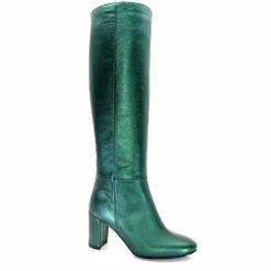 l'arianna St1689 Cuir Metal Vert*Femme Bottes