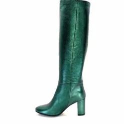 l'arianna St1689 Cuir Metal Vert*Femme Bottes
