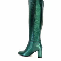 l'arianna St1689 Cuir Metal Vert*Femme Bottes