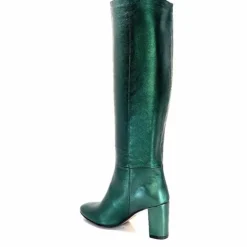 l'arianna St1689 Cuir Metal Vert*Femme Bottes