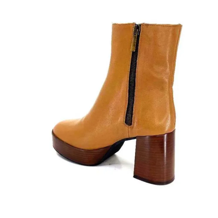l'arianna Tr1556 Cuir Camel*Femme Bottines