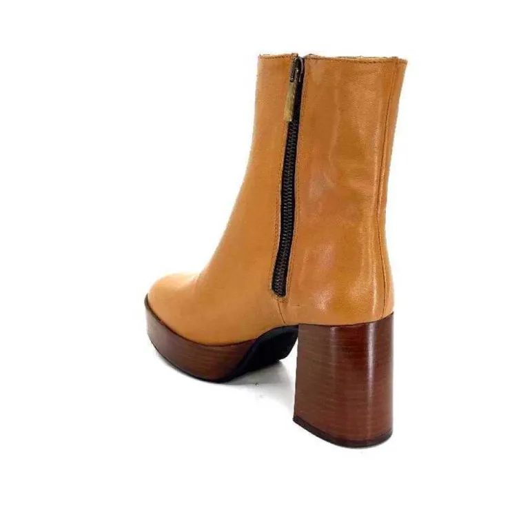 l'arianna Tr1556 Cuir Camel*Femme Bottines