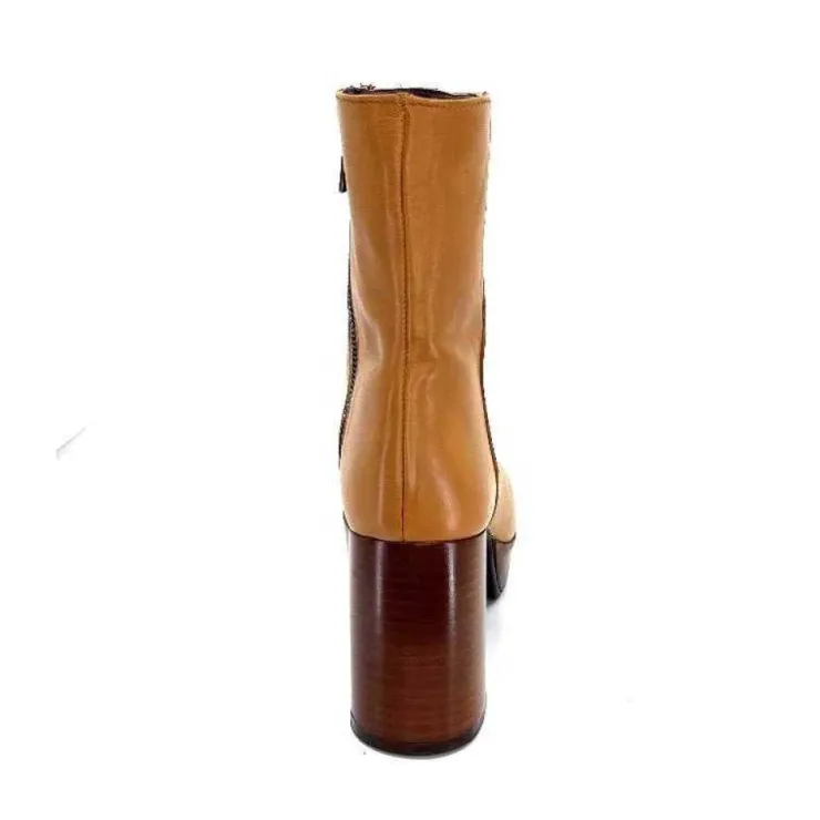 l'arianna Tr1556 Cuir Camel*Femme Bottines