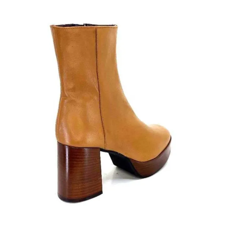 l'arianna Tr1556 Cuir Camel*Femme Bottines