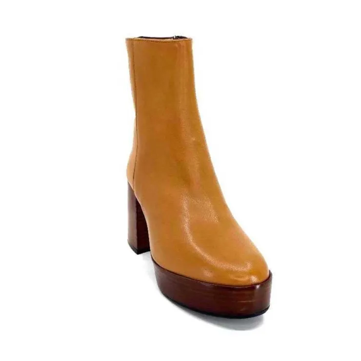 l'arianna Tr1556 Cuir Camel*Femme Bottines