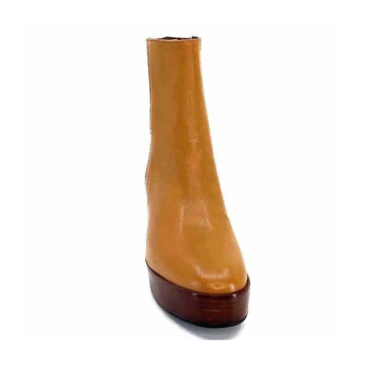 l'arianna Tr1556 Cuir Camel*Femme Bottines