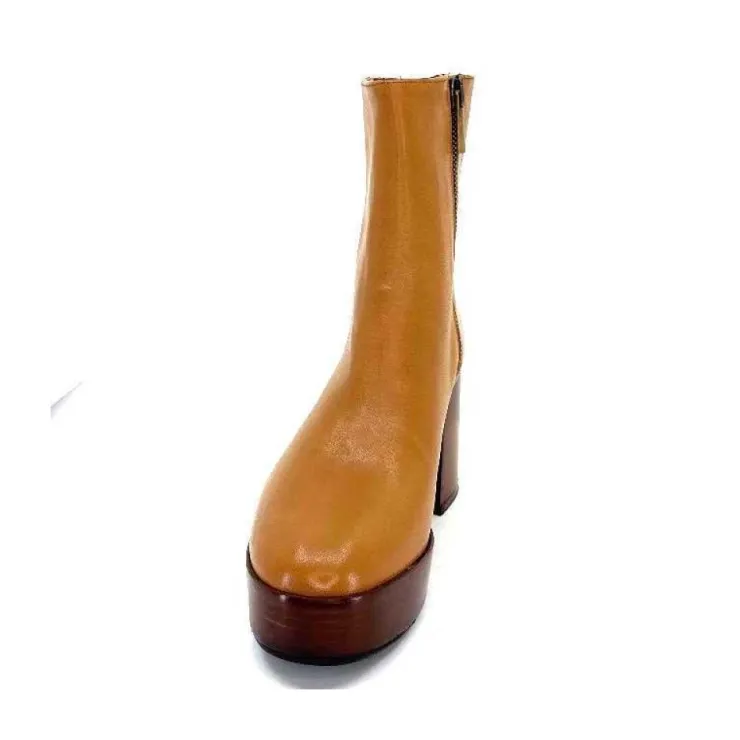 l'arianna Tr1556 Cuir Camel*Femme Bottines