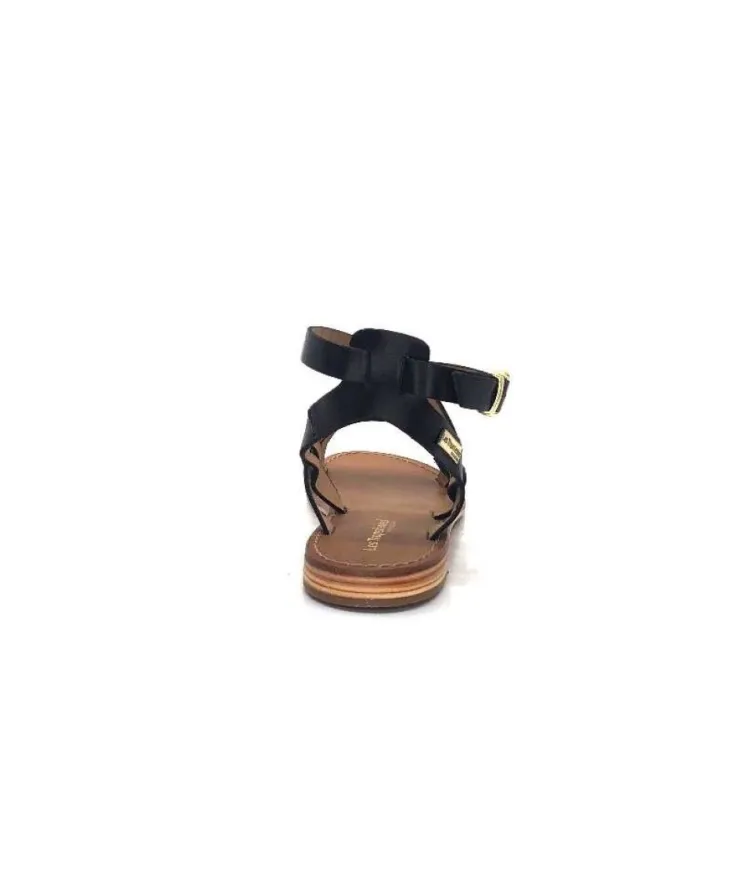 Les Tropéziennes par M.Belarbi Les Tropeziennes 42762 Hepana Cuir Noir*Femme Sandales
