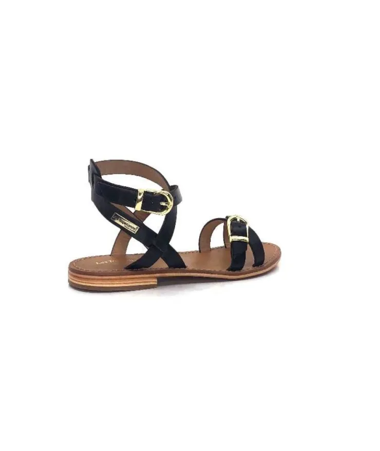 Les Tropéziennes par M.Belarbi Les Tropeziennes 42762 Hepana Cuir Noir*Femme Sandales