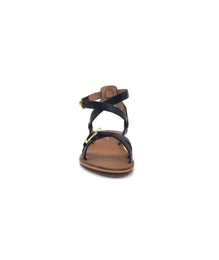 Les Tropéziennes par M.Belarbi Les Tropeziennes 42762 Hepana Cuir Noir*Femme Sandales