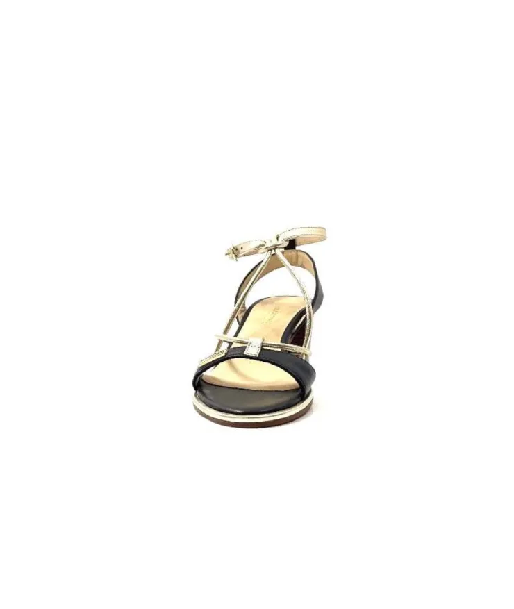 Les Tropéziennes par M.Belarbi Les Tropeziennes Lilon Cuir Noir & Or*Femme Sandales