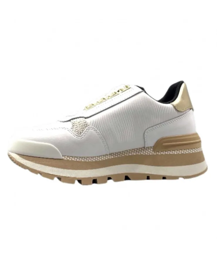 Liu.Jo Ba3121 Blanc & Or*Femme Baskets