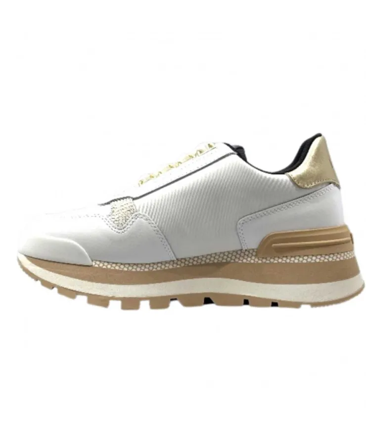 Liu.Jo Ba3121 Blanc & Or*Femme Baskets