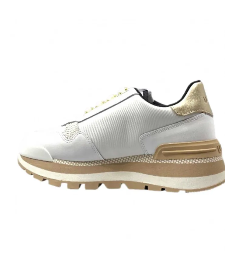 Liu.Jo Ba3121 Blanc & Or*Femme Baskets