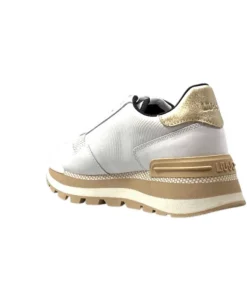 Liu.Jo Ba3121 Blanc & Or*Femme Baskets
