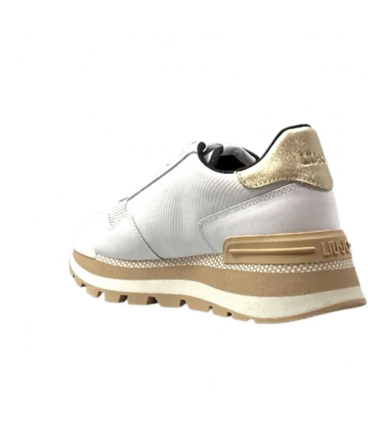 Liu.Jo Ba3121 Blanc & Or*Femme Baskets
