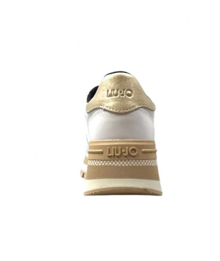 Liu.Jo Ba3121 Blanc & Or*Femme Baskets