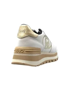 Liu.Jo Ba3121 Blanc & Or*Femme Baskets
