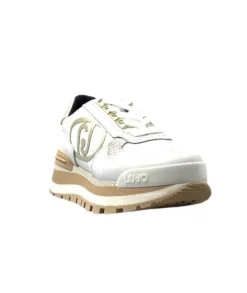 Liu.Jo Ba3121 Blanc & Or*Femme Baskets