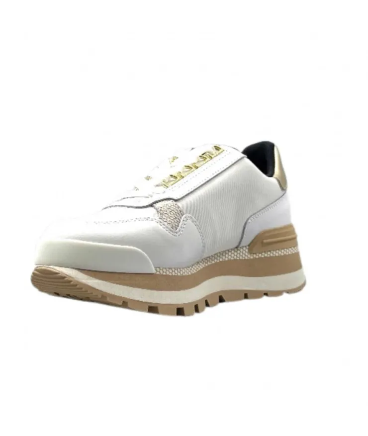 Liu.Jo Ba3121 Blanc & Or*Femme Baskets