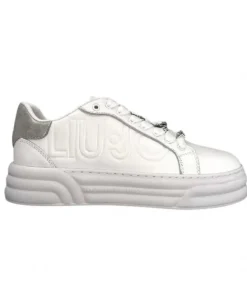 Liu.Jo Ba3005Px3320 Cuir Blanc*Femme Baskets