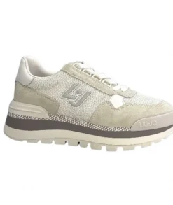 Liu.Jo Ba3119Px0270 Daim Textile Blanc*Femme Baskets