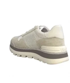 Liu.Jo Ba3119Px0270 Daim Textile Blanc*Femme Baskets