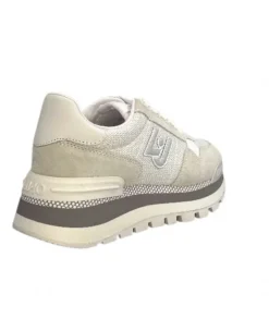 Liu.Jo Ba3119Px0270 Daim Textile Blanc*Femme Baskets