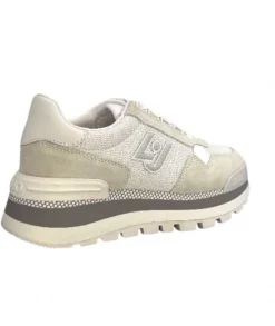Liu.Jo Ba3119Px0270 Daim Textile Blanc*Femme Baskets