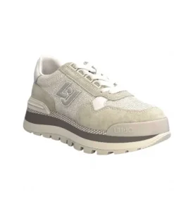 Liu.Jo Ba3119Px0270 Daim Textile Blanc*Femme Baskets