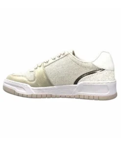 Liu.Jo Ba3093Tx306 Suede Textile Blanc Glitter*Femme Baskets