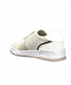 Liu.Jo Ba3093Tx306 Suede Textile Blanc Glitter*Femme Baskets