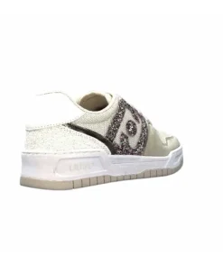 Liu.Jo Ba3093Tx306 Suede Textile Blanc Glitter*Femme Baskets