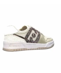 Liu.Jo Ba3093Tx306 Suede Textile Blanc Glitter*Femme Baskets