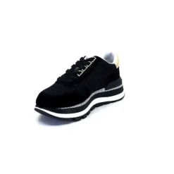 Liu.Jo Bf3057 Amazing 10 Textile Noir*Femme Baskets