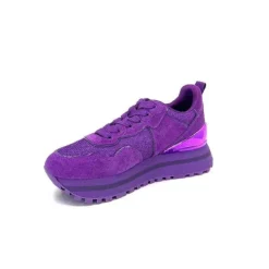 Liu.Jo Lui.Jo Bf3011 Daim Purple*Femme Baskets