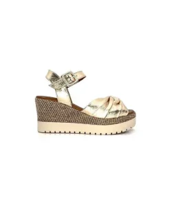 Lune & L'autre Clemtine Cuir Or*Femme Plateformes