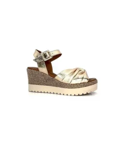 Lune & L'autre Clemtine Cuir Or*Femme Plateformes